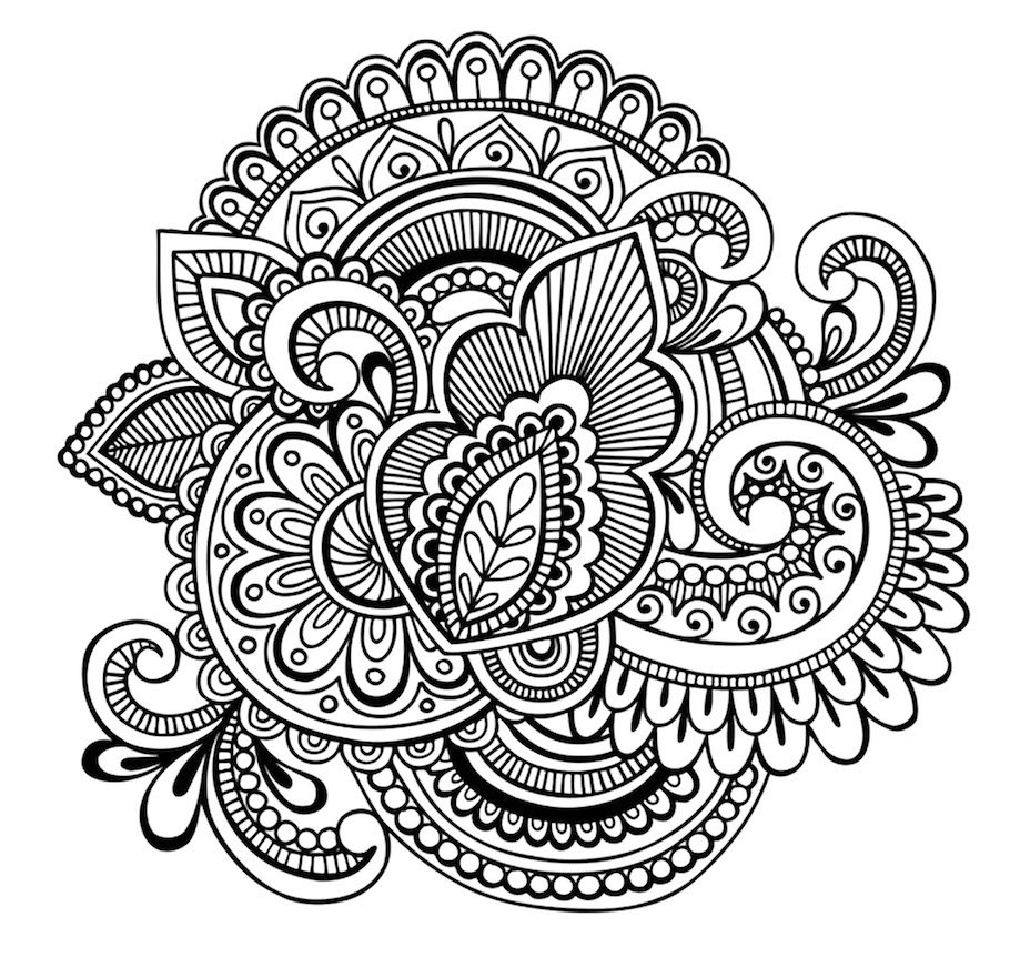 beautiful floral doodle - Beautiful Floral Doodle