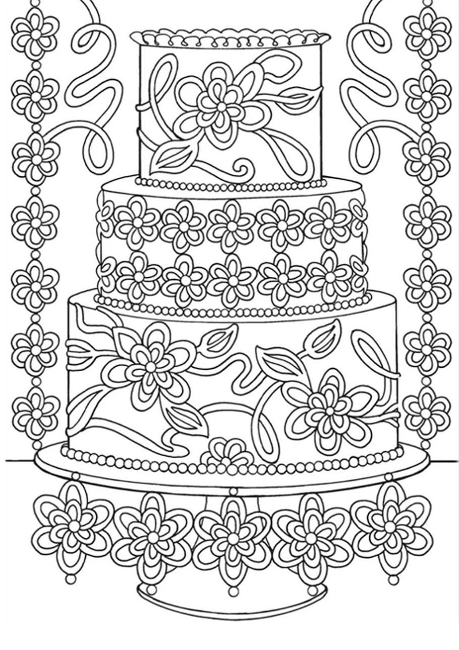 birthday cake doodle 1 - Birthday Cake Doodle (1)