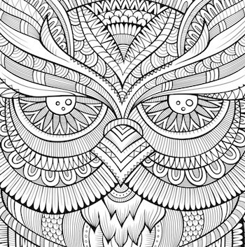 Doodle infini - Art Adult Coloring Pages