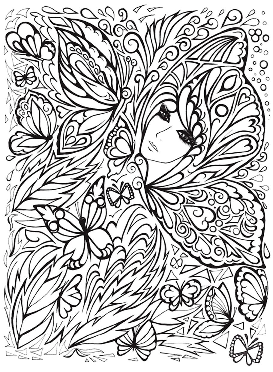 fantasy girl doodle 2 - Fantasy Girl Doodle (2)