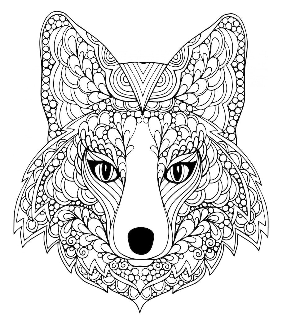 female wolf doodle - Female Wolf Doodle