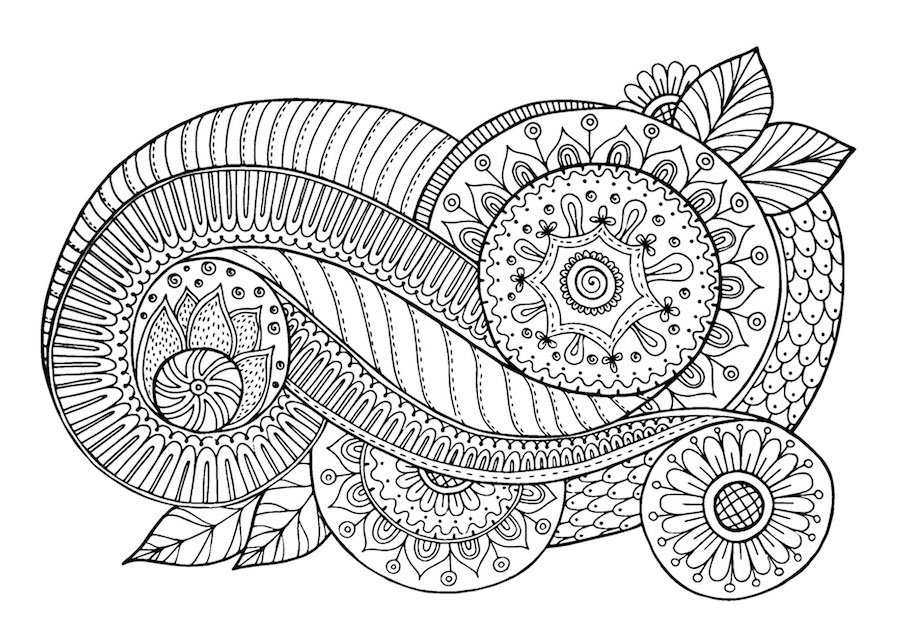 floral element doodle - Floral Element Doodle