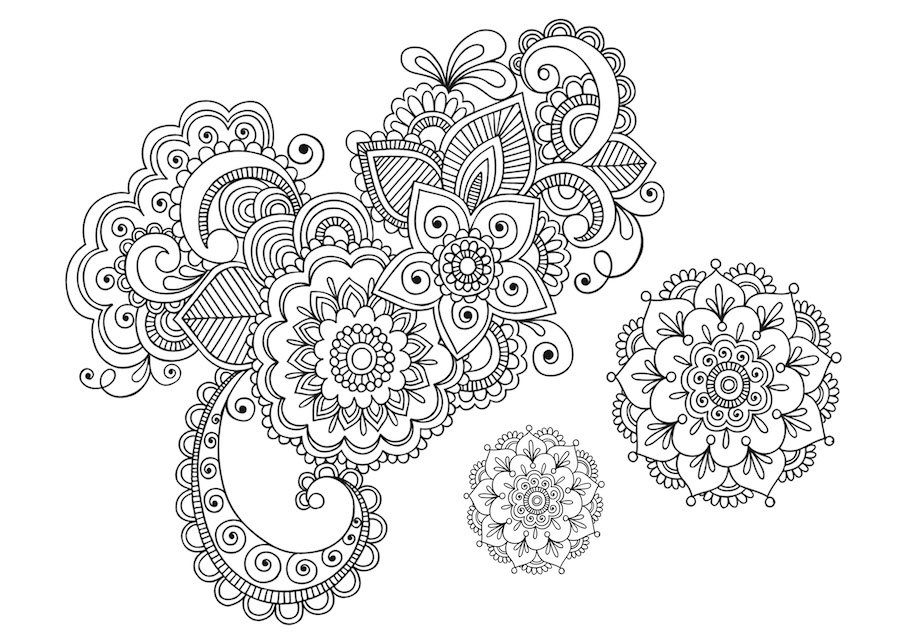 floral elements doodle 3 - Floral Elements Doodle (3)