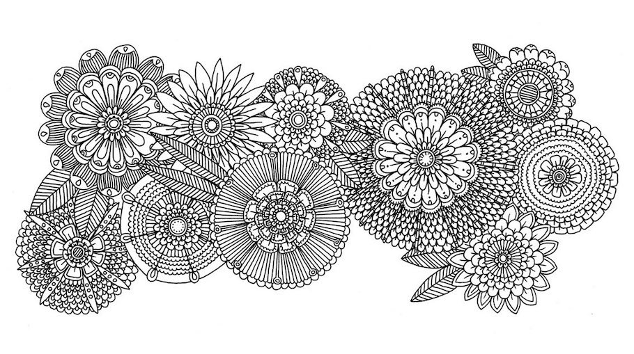 flower pattern doodle - Flower Pattern Doodle