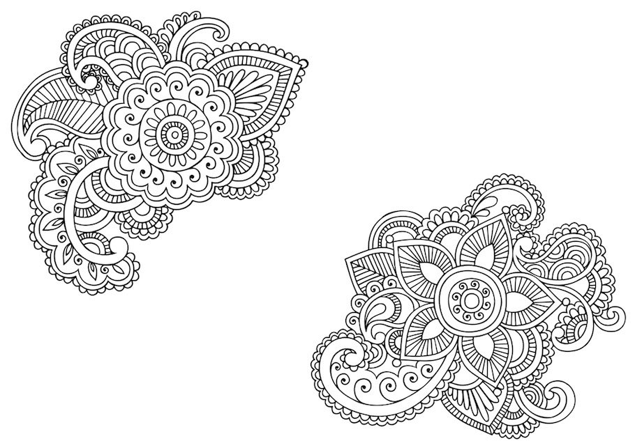 flower script doodle - Flower Script Doodle