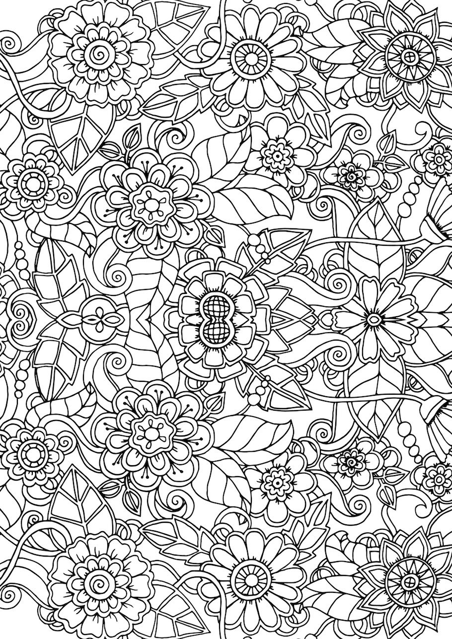 flowers doodle 8 - Flowers Doodle (8)