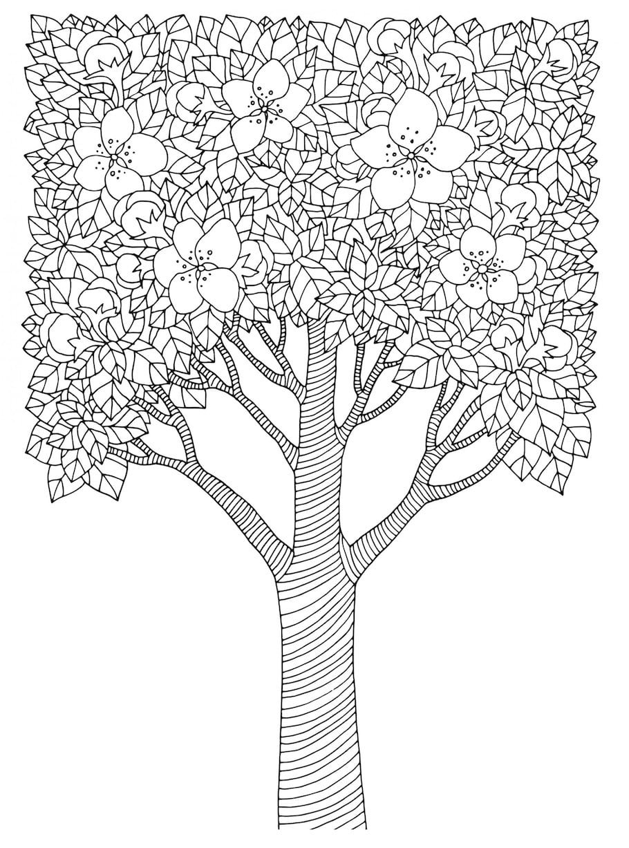 forest tree doodle - Forest Tree Doodle