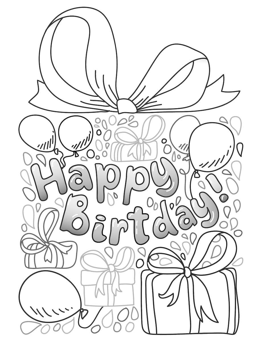 happy birthday doodle - Happy Birthday Doodle