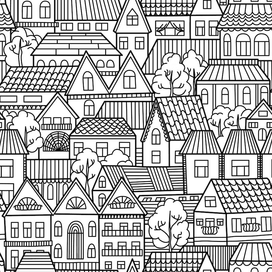 houses doodle - Houses Doodle