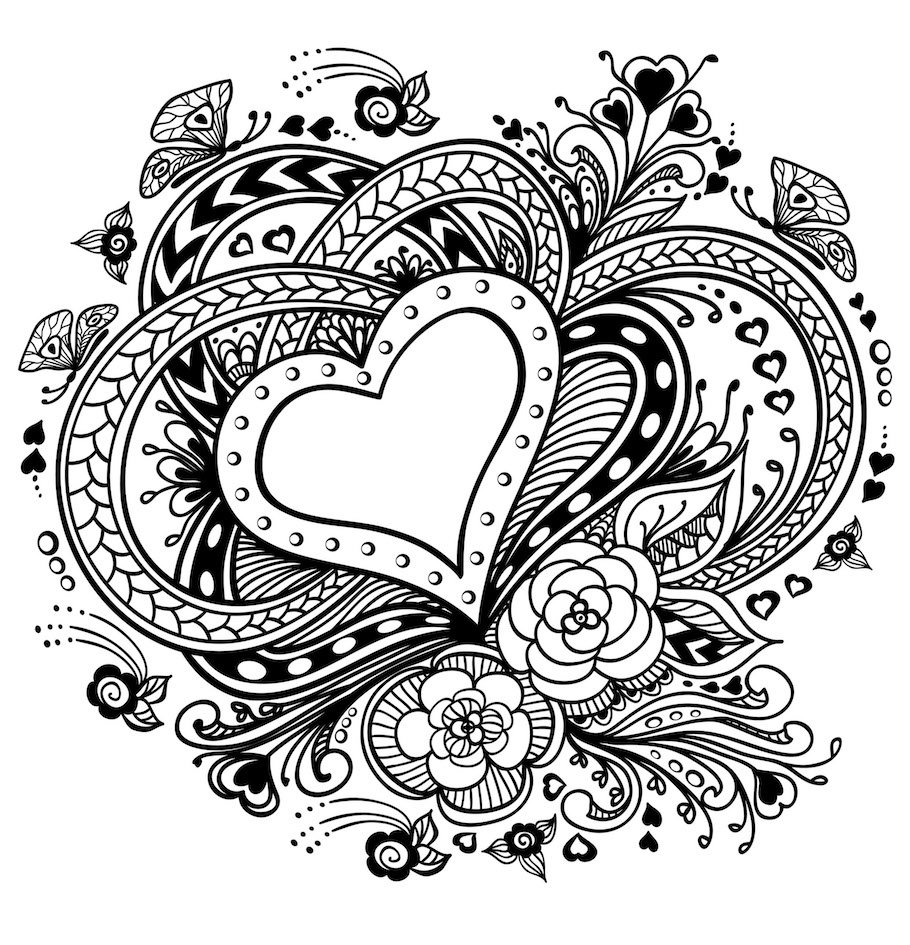 love symbol doodle - Love Symbol Doodle