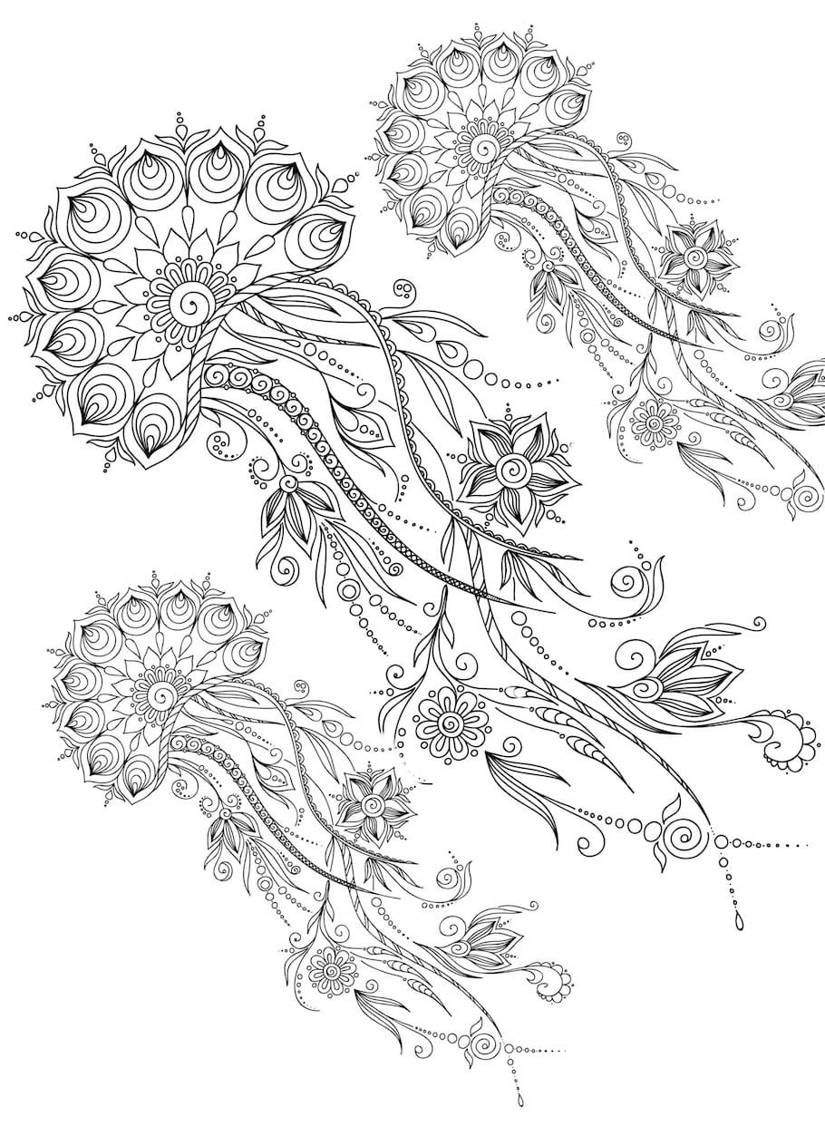 mantra flowers doodle - Mantra Flowers Doodle