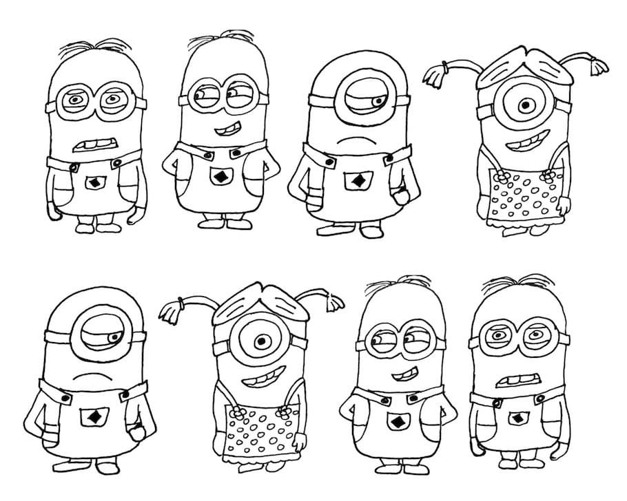 minions doodle - Minions Doodle