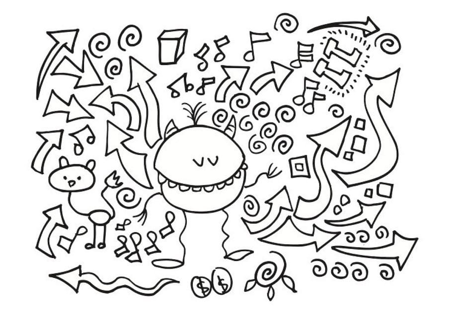 number eleven doodle - Number Eleven Doodle