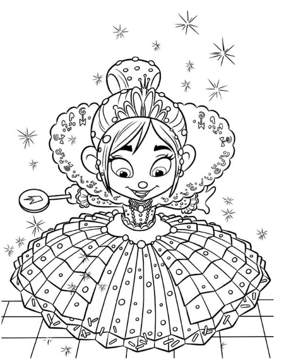 wreck it ralph princess doodle - Wreck it Ralph Princess Doodle